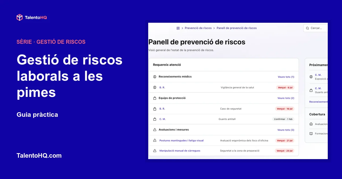 Gestió de riscos laborals a les pimes: guia pràctica