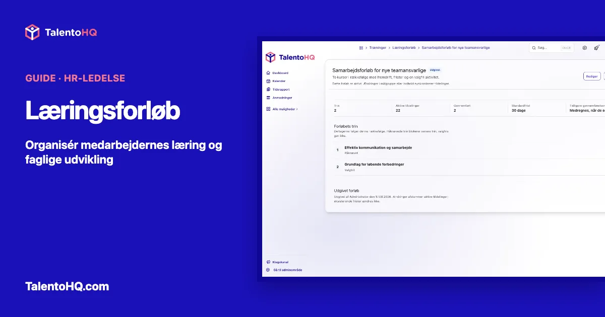 Læringsforløb: praktisk guide til SMV’er