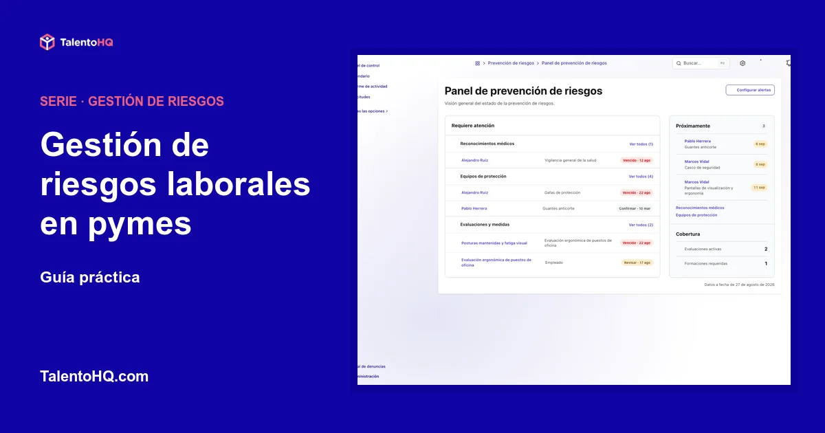 Gestión de riesgos laborales en pymes: guía práctica