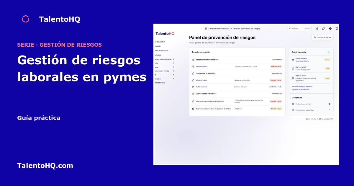 Gestión de riesgos laborales en pymes: guía práctica