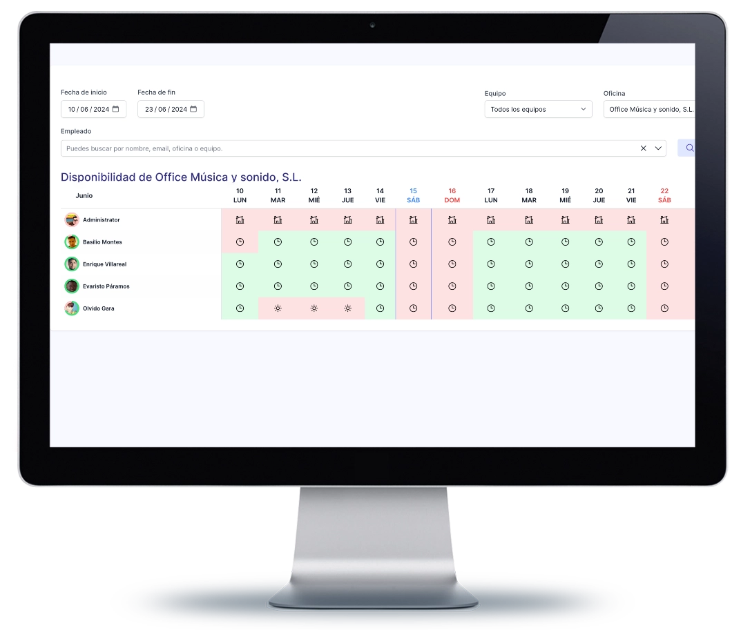 Manage your employees' schedules and availability with talentohq.com