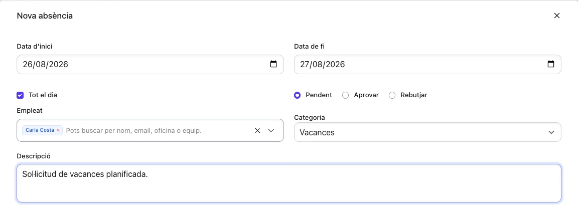 Gestionar vacances i absències en una pime: passos clau