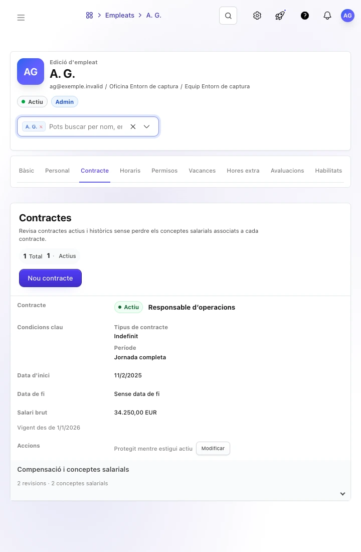 Gestió de contractes digitals i signatura electrònica