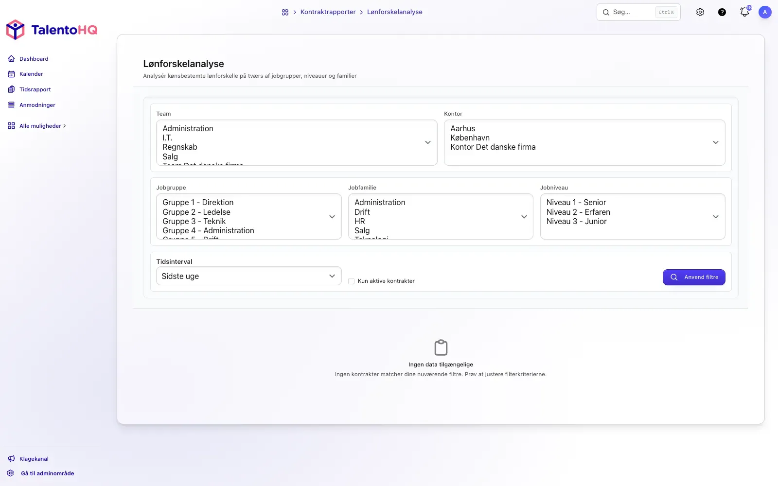 Struktureret analyse af job og løn i TalentoHQ