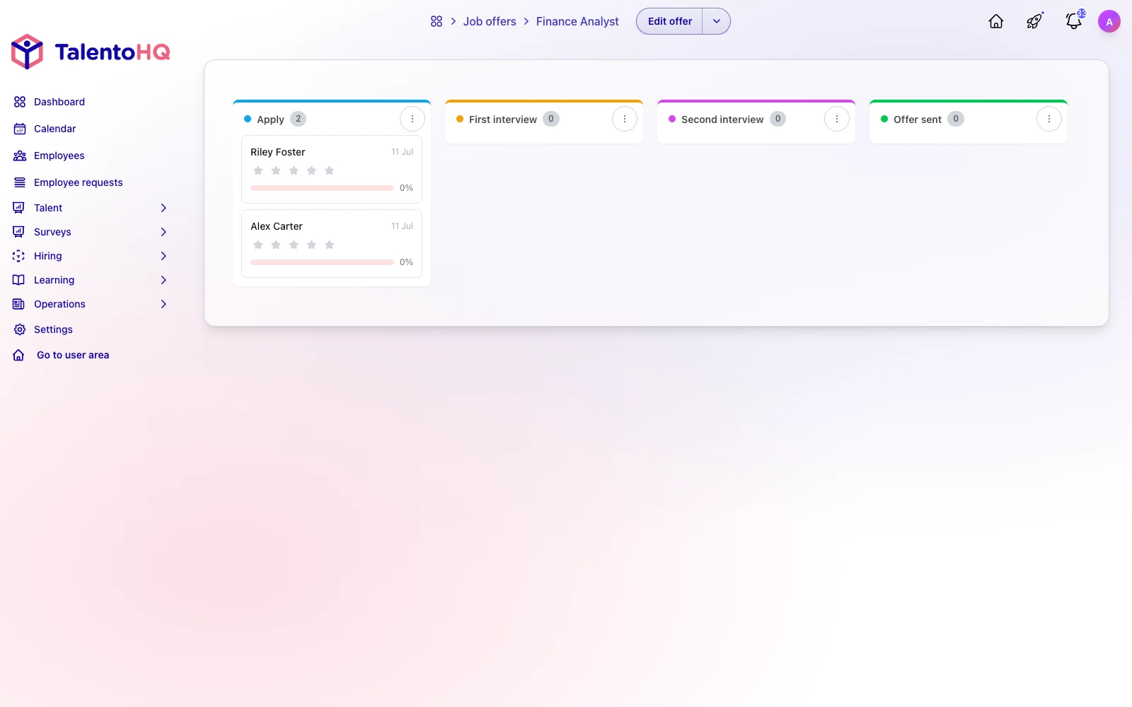 Optimize the candidate hiring process with talentohq.com
