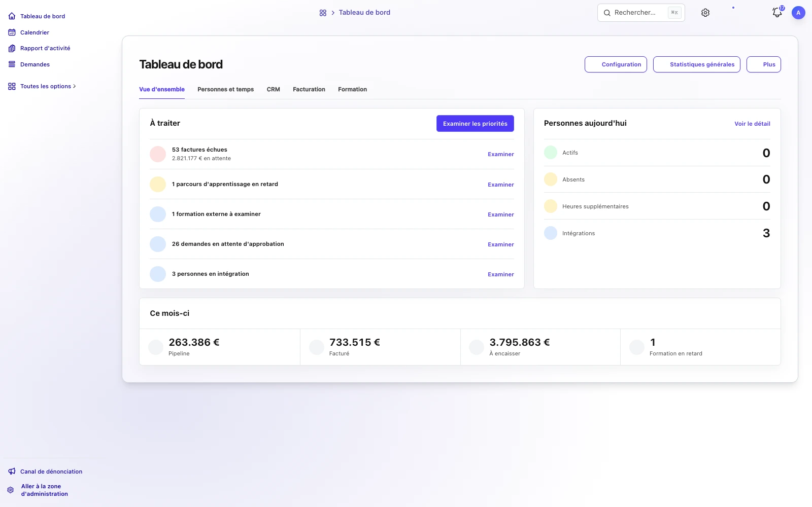 Assistant IA connecté aux processus RH TalentoHQ