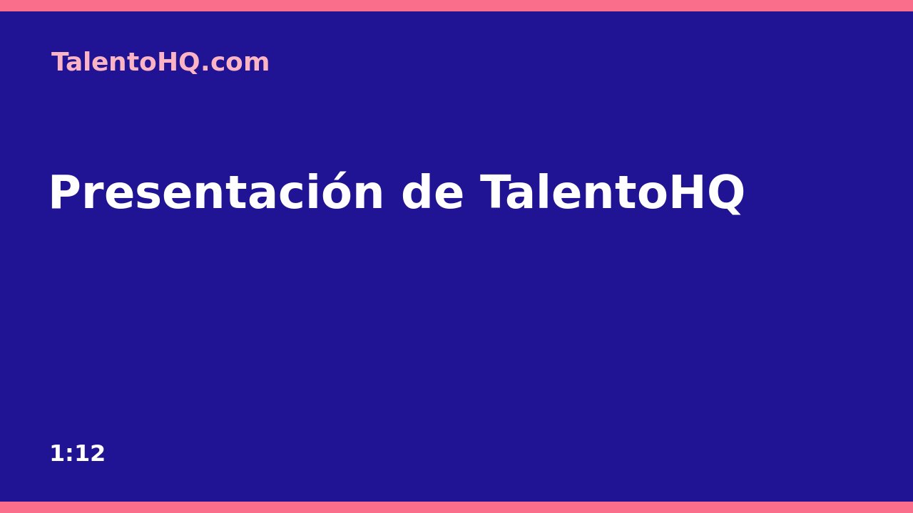 Presentación de TalentoHQ