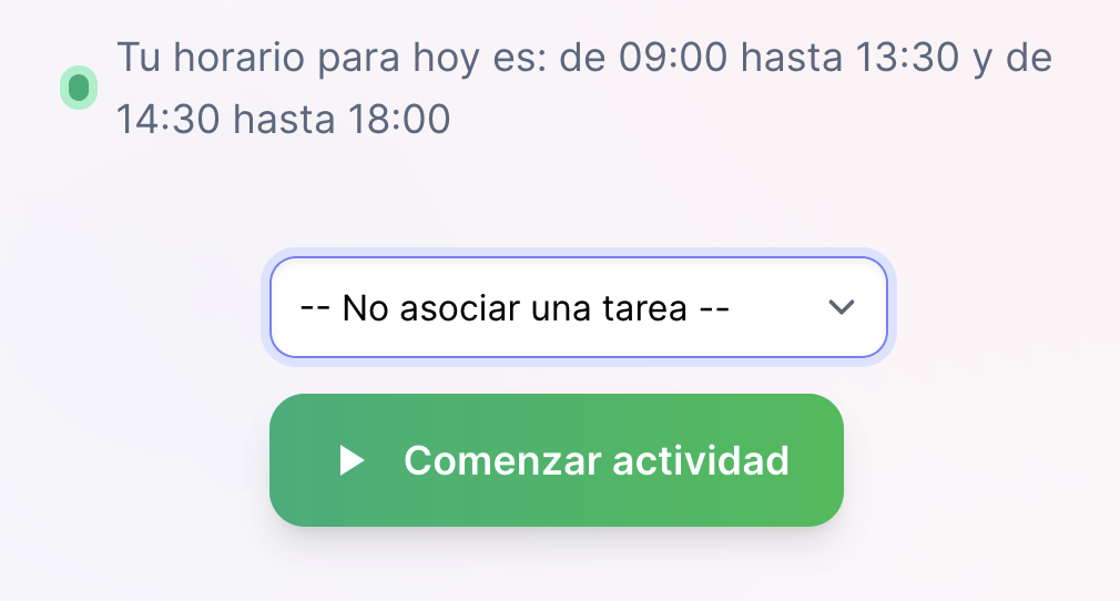 Inicio de fichaje