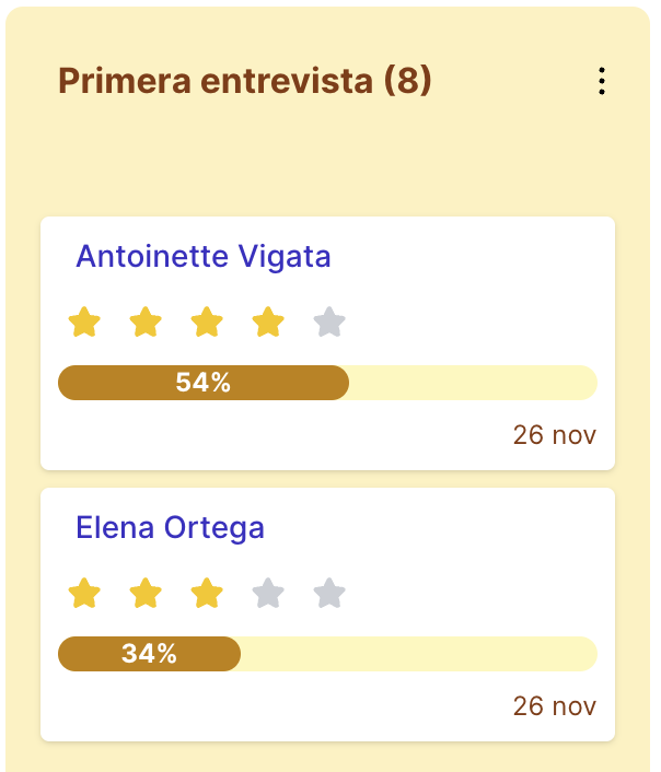 proceso de contratación configurable